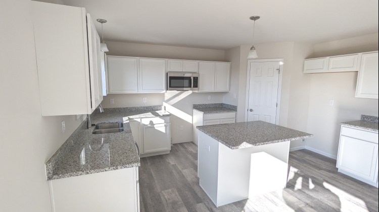 The Sierra IIs - Kitchen with Expanded Island